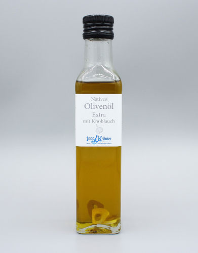 Natives Olivenöl Extra aus Kreta mit Knoblauch 250ml